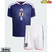 Japan Takumi Minamino #8 Replica Home Minikit World Cup 2026 Short Sleeve (+ pants)